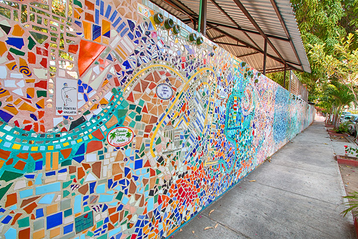 Things to do in the Romantic Zone in Puerto Vallarta Mozayko Mural