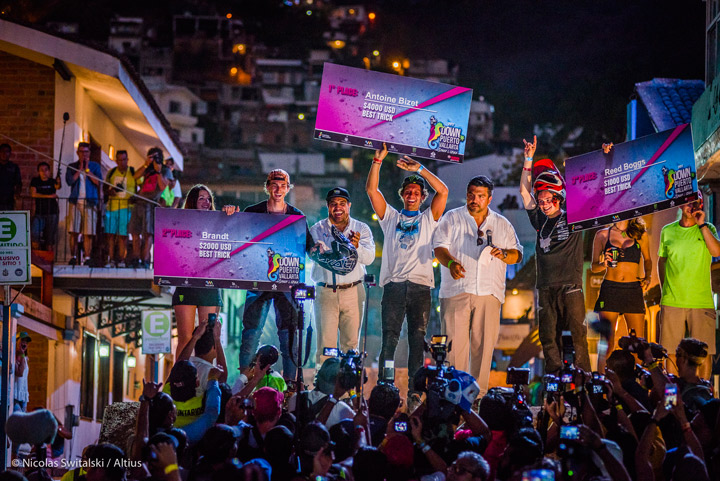 Down in Puerto Vallarta Best Trick category award ceremony