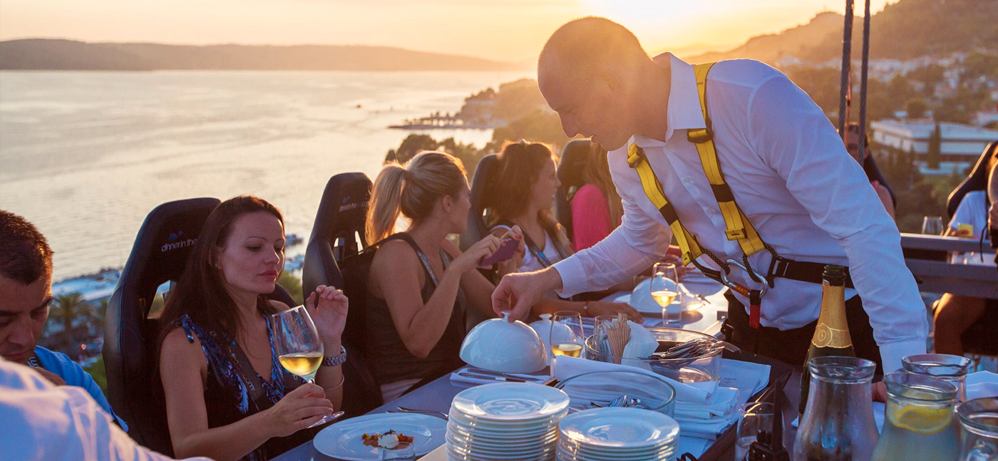 Dinner in the Sky high level cuisine in Puerto Vallarta