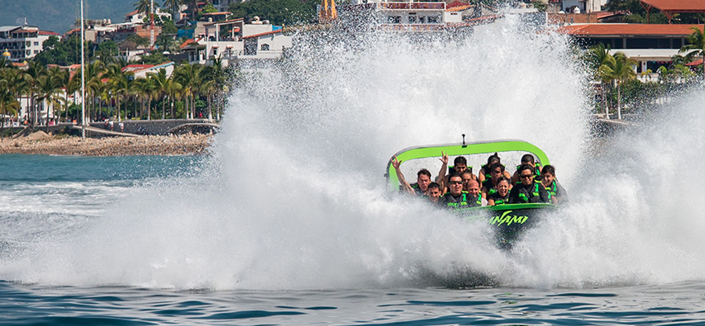 Tsunami Jet Boat is a boat that can reach speeds of between 90 and 100 kilometers