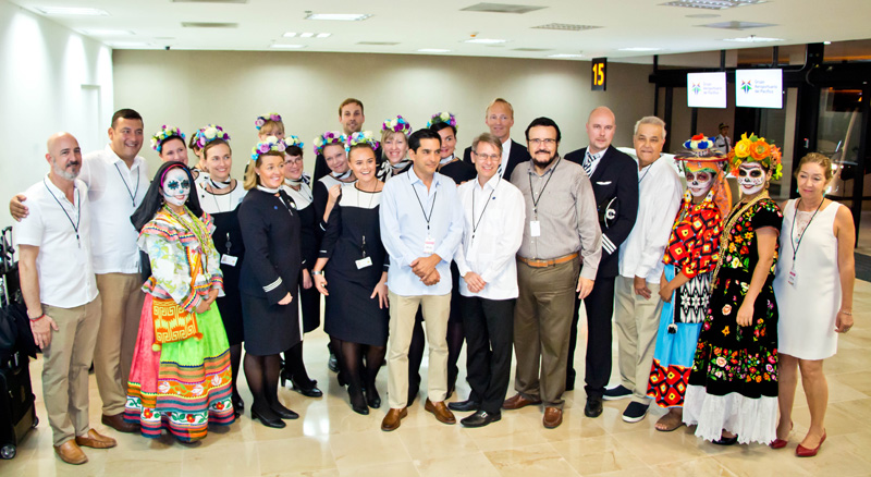 Puerto Vallarta had the honor to welcome Finnair flight from Helsinki