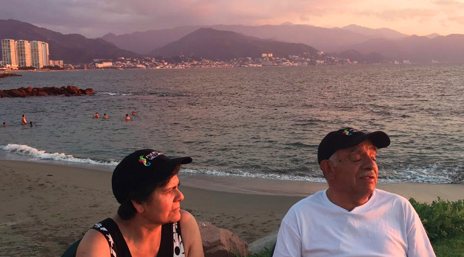 Don Salvador y su esposa mostraron su encanto por Puerto Vallarta