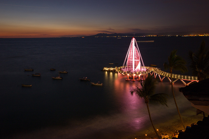 Muelle de Playa los Muertos en Puerto Vallarta