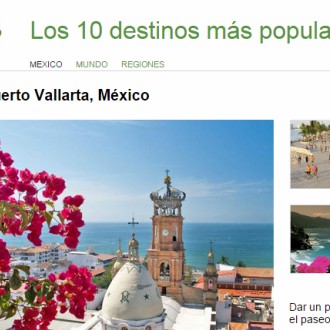 Puerto Vallarta es el segundo destino más Popular