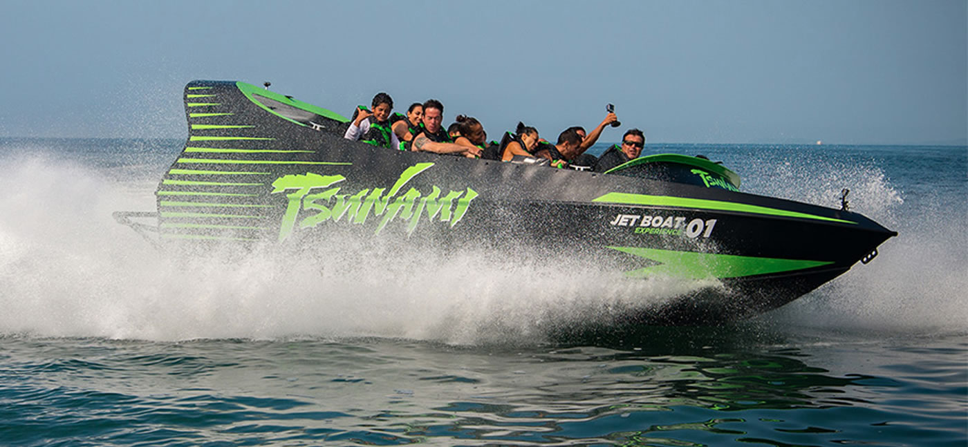 Tsunami Jet Boat: Montaña rusa del mar en Puerto Vallarta
