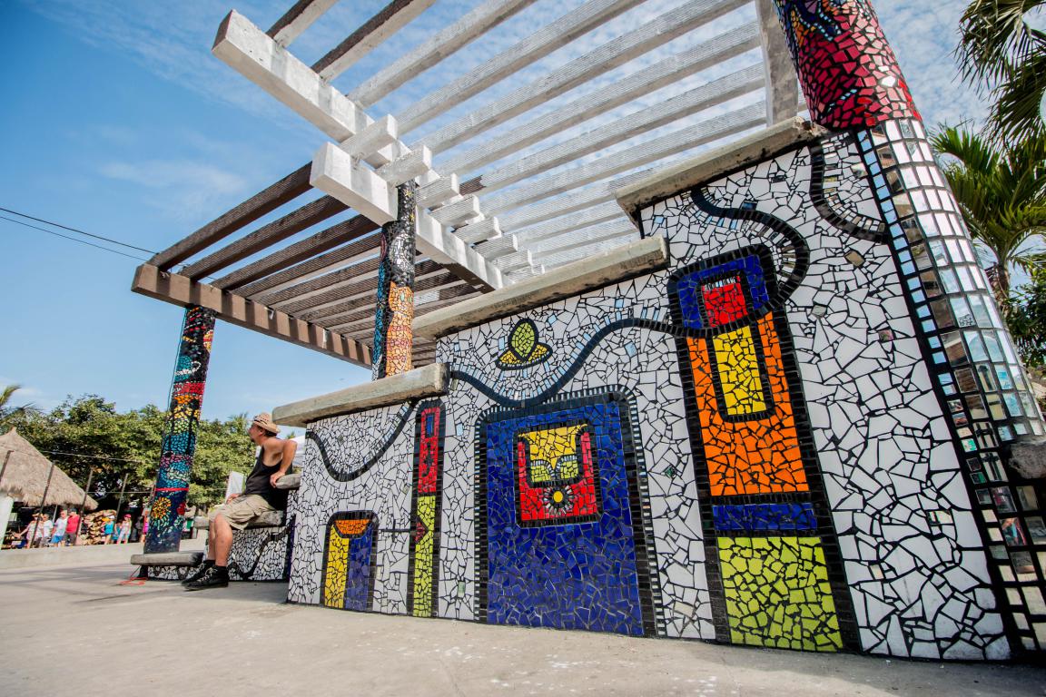 El parque más colorido de Puerto Vallarta