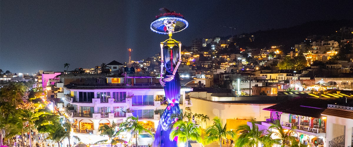La catrina más alta en Puerto Vallarta